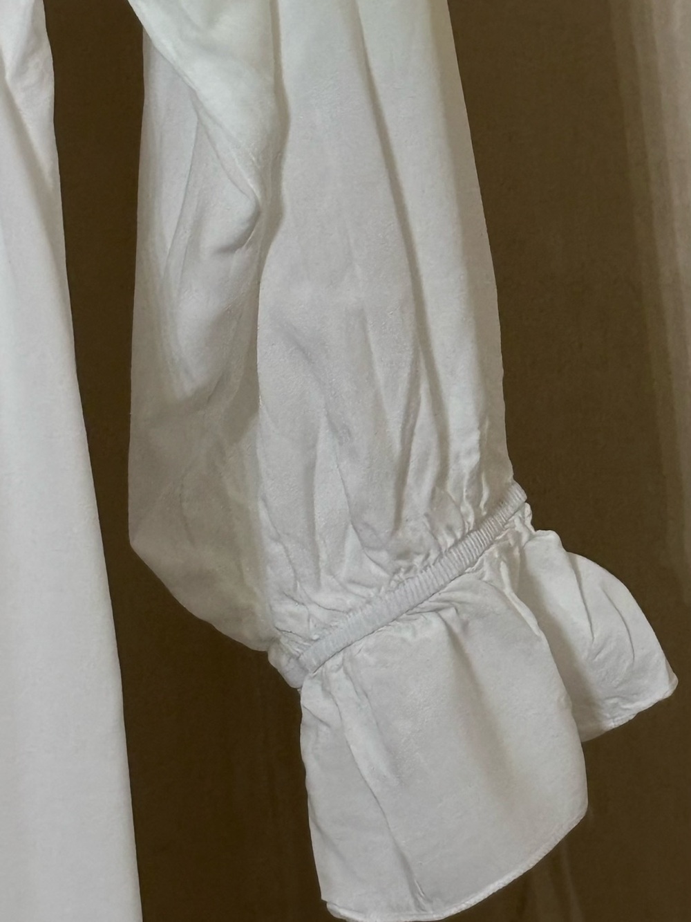 White Lace Bodice Maxi Night Gown/Day Dress Sz L - Picture 3 of 9